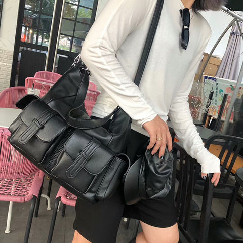 Fashion Sling Waist Pack PU Leather Women Crossbody Bags Rhinestone Diamond  Handbags Wide Strap Saddle Purse Travel Shoulder Bag