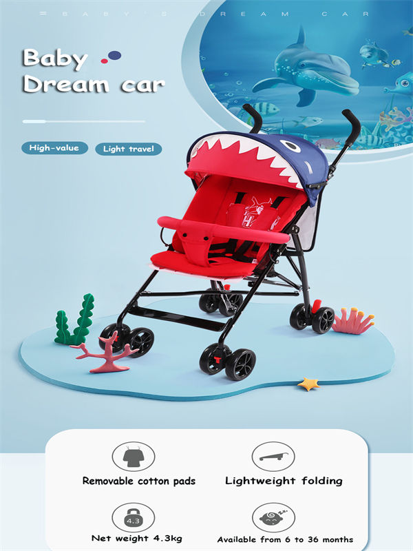 Baby shark stroller online