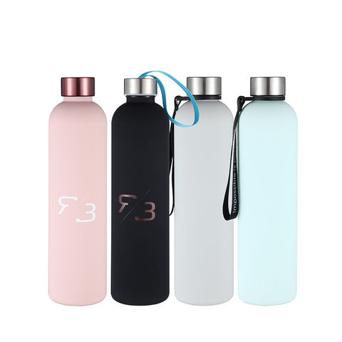 1L Water Bottle with Straw & Time Markings, Sports Water Bottle Leakproof  BPA Train Drinking Bottle for Gym Sport Outdoors with Cleaning Brush 