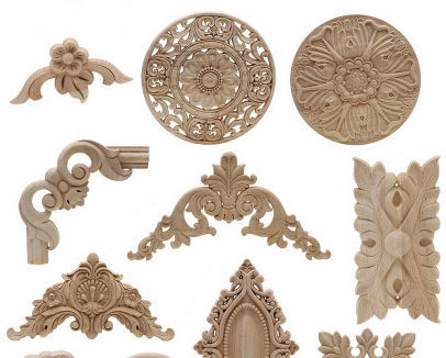 Decorative Round Applique For Furniture, Wood Appliques For Furniture South Africa