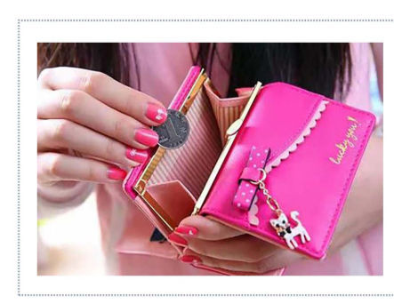 Buy Wholesale China Women's Wallets Deluxe Pattern Pu Leather Fancy Style  Short Length Wallet & Deluxe Women Wallet Deluxe Purse at USD 4.5