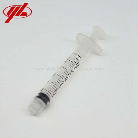 3ml/3cc Luer Lock Syringe with Measurement Mark Tip for CBD Oils