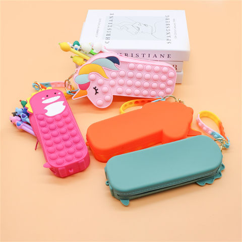 Buy Wholesale China Silicone Pencil Case Among Us Cute Push Bubble Fidget  Pen Bag For Girls Boys & Silicone Pencil Case at USD 2.74