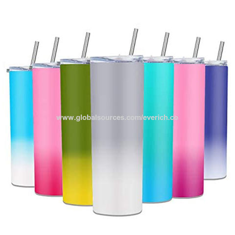 Buy Wholesale China Eco Friendly Stainless Steel Straw Tumbler Cups  Insulated Tumbler Keep Cold Customized Logo & Tumbler at USD 2.7