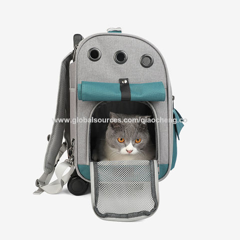 Buy Wholesale China Pet Backpack Carrier Bubble Bag, Small Dog Backpack  Carrier For Small Cats,space Capsule Pet Carrier & Carriers Bag at USD 8.71