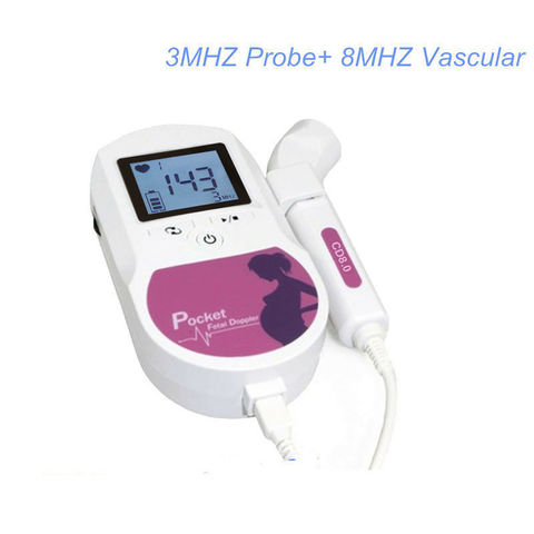 Fetal Doppler Portable Handheld Ultrasound Monitor for Pregnancy Baby  Heartbeat