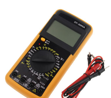 DT9205A Digital Multimeter LCD Ammeter Resistance Capacitance Tester RT507 