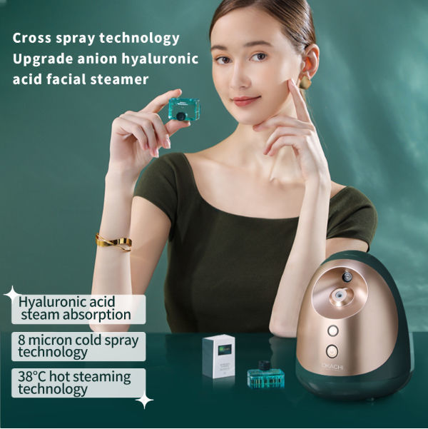 Facial Steamer Best Professional Nano Ionic Warm Mist, Home Face Sauna