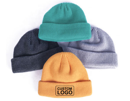 Acrylic Fisherman Winter Men's Beanie 