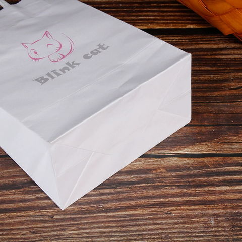 White Kraft Paper Bags Wholesale Factory - Custom Packaging, Boxes, Bags