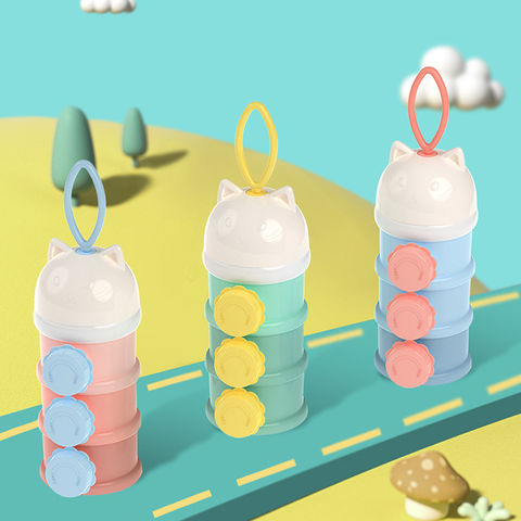 Compre Envase De Leche En Polvo Del Bebé Con Diseño Portátil Y