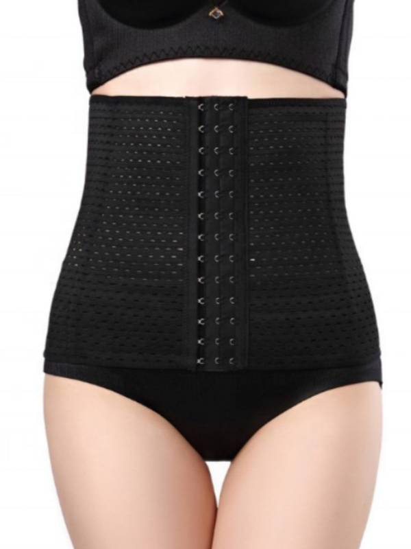 Slimming shape neoprene seamless corset with shoulder straps 