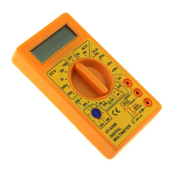 Measuring DC & AC Voltage Current DT830B Pocket Multi Tester Digital ...