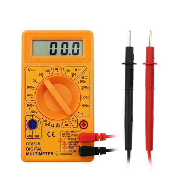 Measuring DC & AC voltage Current DT830B Pocket Multi Tester Digital ...