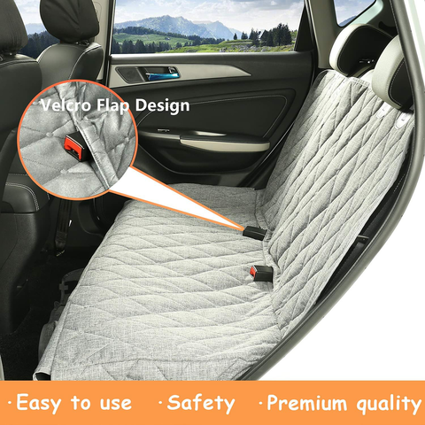 Dog Seat Covers for Backseat Car Hammock for Dogs Waterproof Mesh Window Dogs  Car Seat Protector Cover for Back Seat Pet Car Seat Cover Dogs Hammock for  SUVs/ Trucks