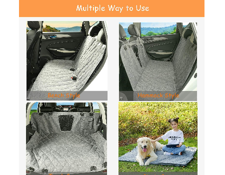 Premium Waterproof Dog Car Back Seat Hammock with View Mesh – New Trend  Gadgets