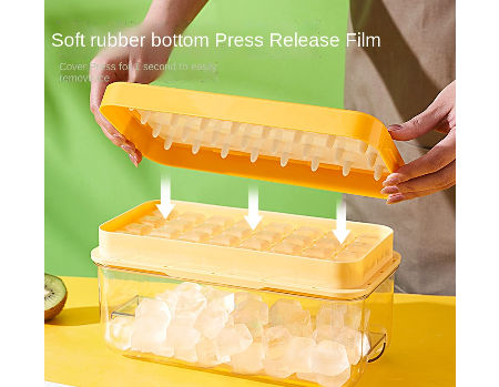 Buy Wholesale China Double Layer Fast Release All Ice Cube Maker Mold Tray  With Press Plate & Ice Cube Mold at USD 4
