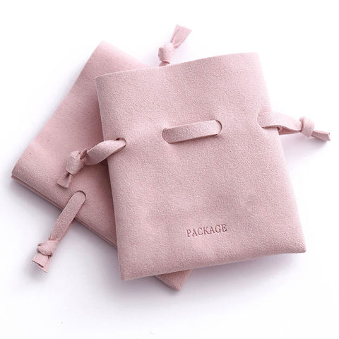 Buy Wholesale China Customized Jewelry Bag Gift Bag Jewelry Pouch  Drawstring Suede Microfiber Velvet Embossed Logo & Customize Jewelry Bag at  USD 0.98