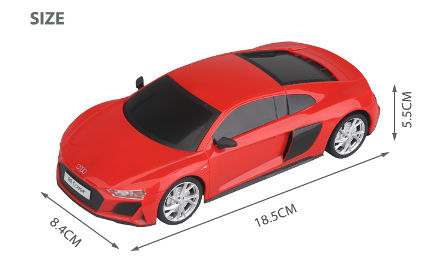 Buy Wholesale China Kids Audi R8 Coupe 1:24 Scale Model Toy Car 