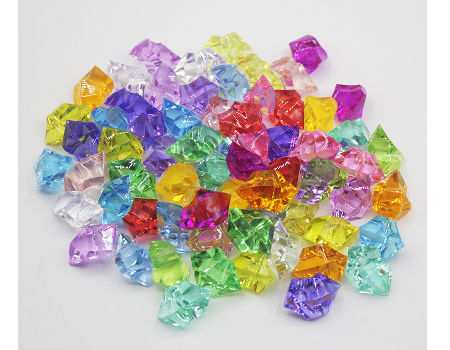 Acrylic Ice Cubes Rocks Fake Diamonds Clear Acrylic Vase Filler - China  Fake Ice and Acrylic Rocks price