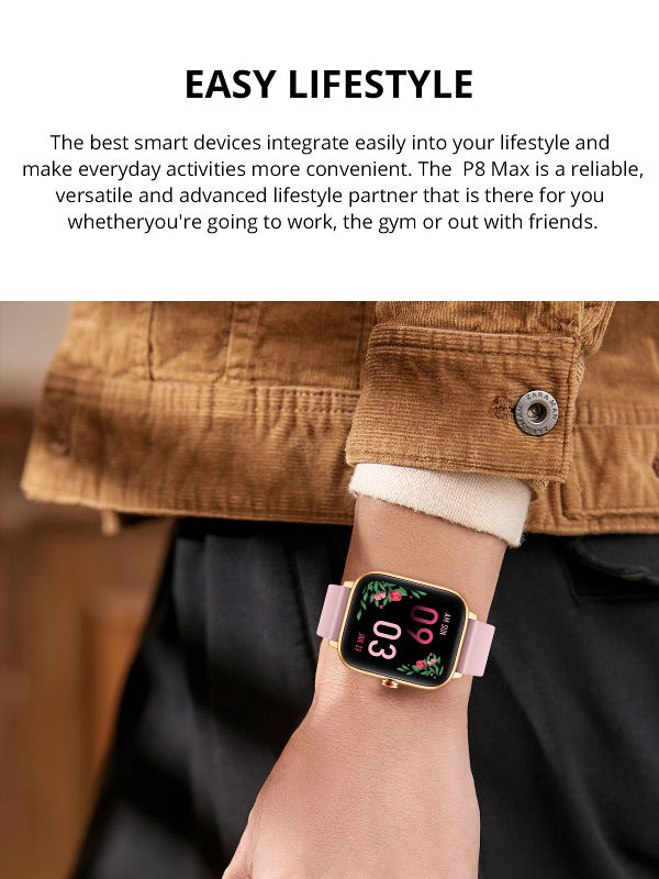 COLMI P8 Max Smartwatch Top Seller BT Call Function Components fashion Reloj Men Women Smart watch supplier