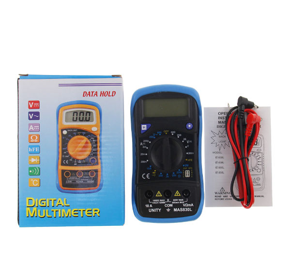 DT830L Digital Multimeters AC DC Measure Current Voltage Tester With ...