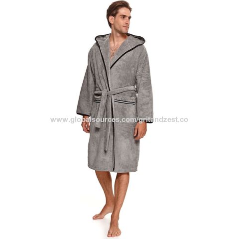 Buy Wholesale China Men s Robe With Hood full Length Sleepwear