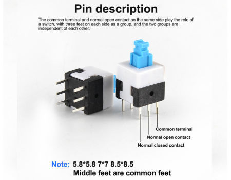 Mini push button switch good quality 54 KLS supplier brand