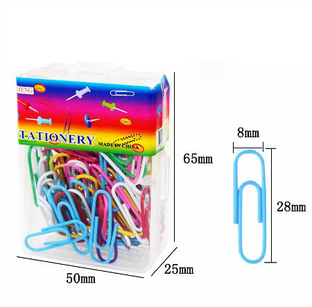 CENTSTAR 145 Pcs Assorted Size Binder Clips + - 6 Sizes Paper Clamp Meet Your Different Using Needs for Paper 100 Bonus Paper Clips Sturdy Container Included 145 Pcs +100 Bonus Paper Clips 