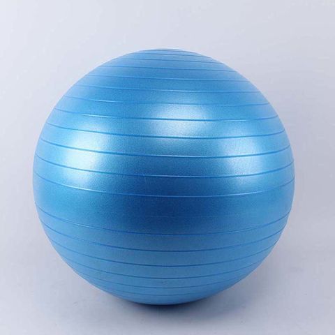 Anti-Burst Gym Ball 65cm, Printed, Blue