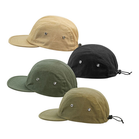 5 Panels Cap Short Brim Hat Flat Bill Cotton Blank Camping Hats Solid  Colors Low Crown Cap - China Wholesale 5 Panel Camper Hat $1.9 from  Dongguan 3H headwear Manufacturing Co., Ltd