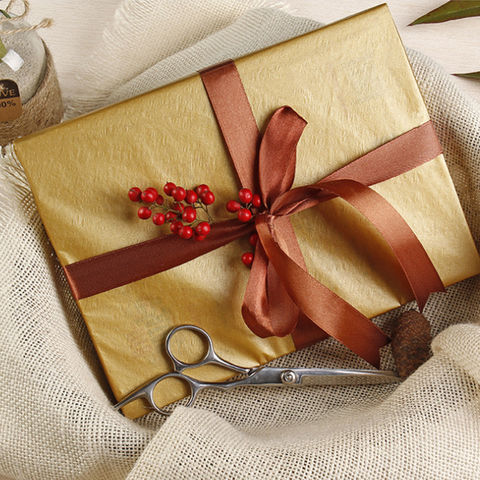 Rouleau papier cadeaux à fleurs argentées, papier cadeaux fleuriste.