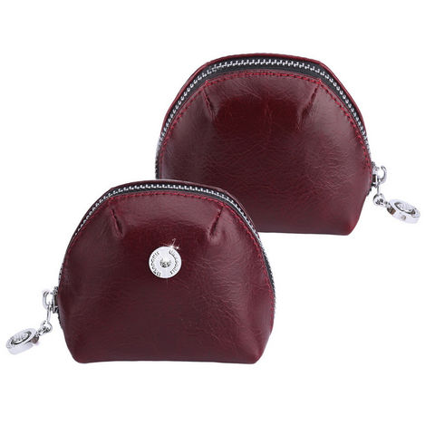  Leather Coin Purse  Mini Pouch Wallet, Genuine