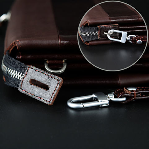 Wholesale Korean vintage business oversized pu leather briefcase envelope clutch  bag for men From m.