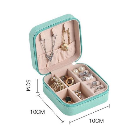 PU Portable Jewelry Packaging Bag Leather Jewelry Organizer Display Travel  Jewelry Case Storage bag for Earring Ring Necklace - AliExpress