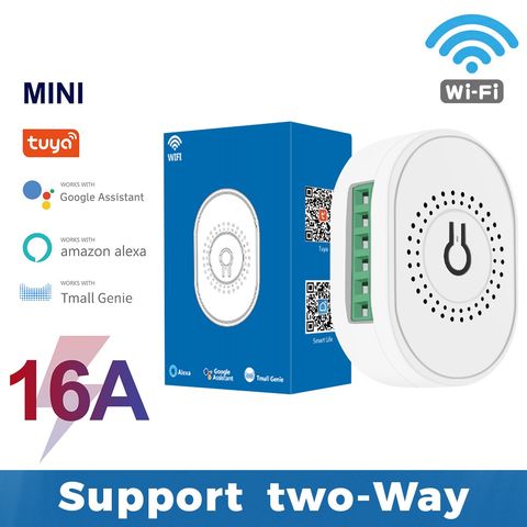 OEM WiFi Smart Switch Tuya APP AC Module Work with Google Home Alexa 10A  16A - China Tuya Smart, Interruptor Switch