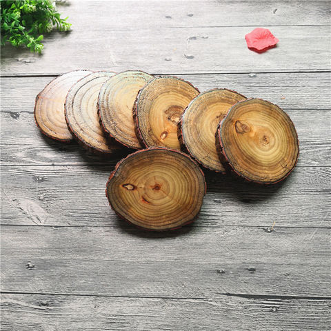 Wooden Coasters For Drinks Durable Wood Material Mug Mats Hollowed