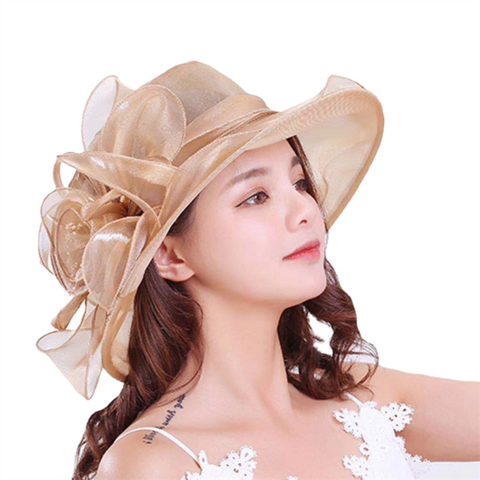 Buy Wholesale China Fashion Ladies Fancy Elegant Wide Brim French