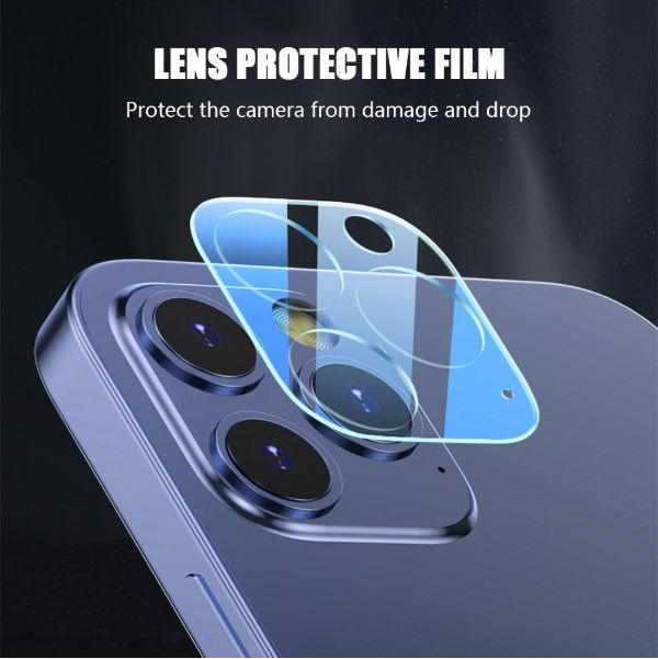 No Affect Flash Silk Printed camera lens tempered glass screen