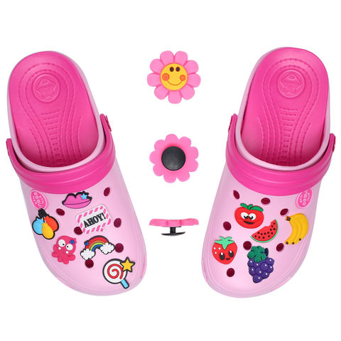 Pink Shoe Buckle Crocs Charms Decoration Shoe Charms - China Crocs Charms  and Shoe Charms price