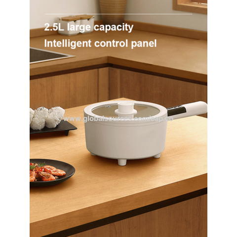 Mini olla arrocera eléctrica antiadherente para el hogar, olla caliente  portátil, máquina para freír, 220V, 3L