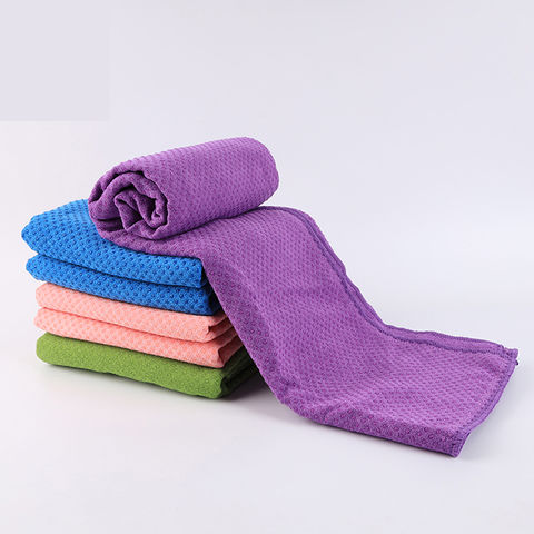 Buy Wholesale China Anti Slip Microfiber Yoga Towel Wholesale Eco Friendly  Silicone Non Slip Grip Dots Yoga Mat Towel & Yoga Towels at USD 3.8