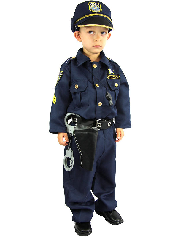 Deluxe Police Officer Costume And Role Play Kit. Spooktacular Creations ...