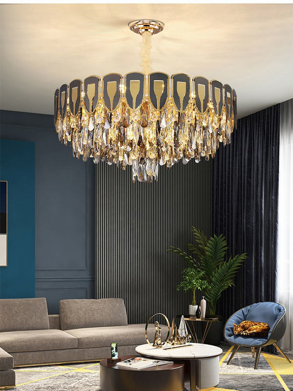 Luxury Crystal Chandelier Led Light, Luxury Crystal Chandelier Living Room