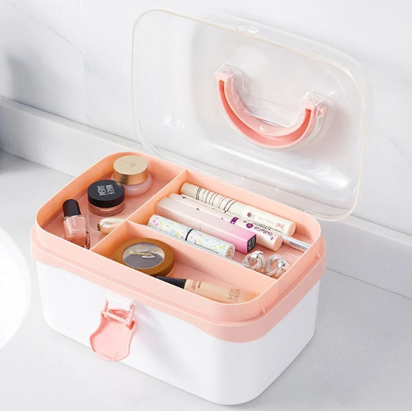 Plastic Storage Box Medicine Organizer Box Case Multi-layer First