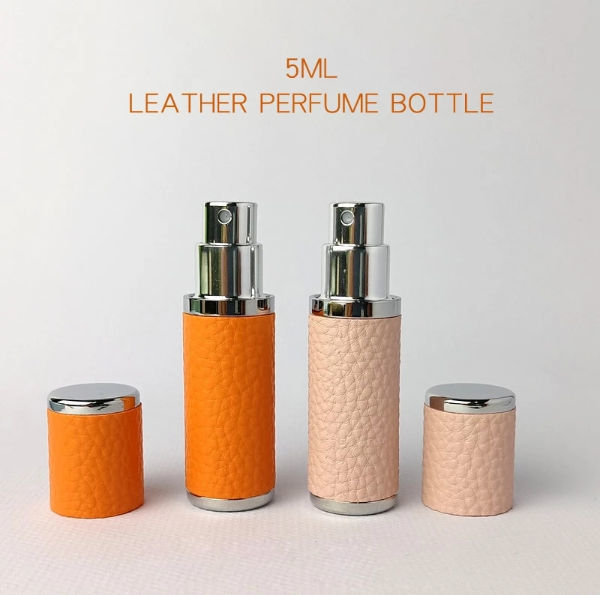 5ml leather perfume bottle, travel portable spray bottle