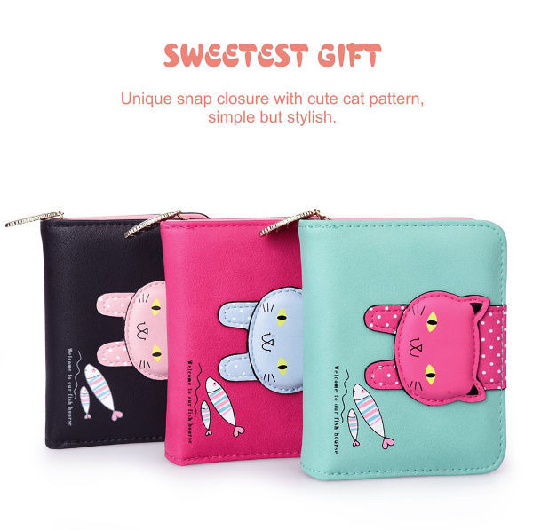 Fish Pattern Women Girl Kids Gift Earphone Container Coin Purse Wallet 