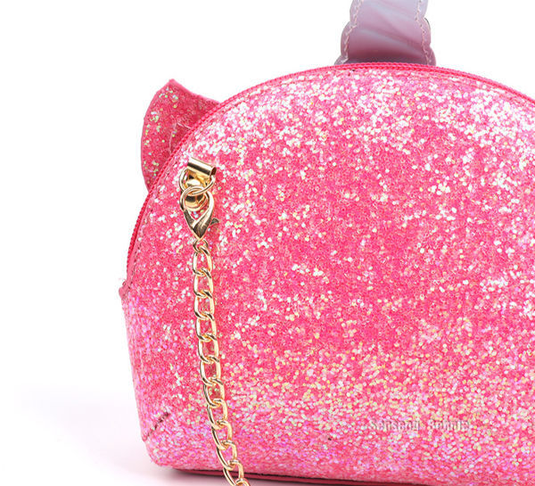 Kids Toddlers Glitter Mermaid Crossbody Purse Holographic Shoulder Bag Satchel for Boys Girls Pink 
