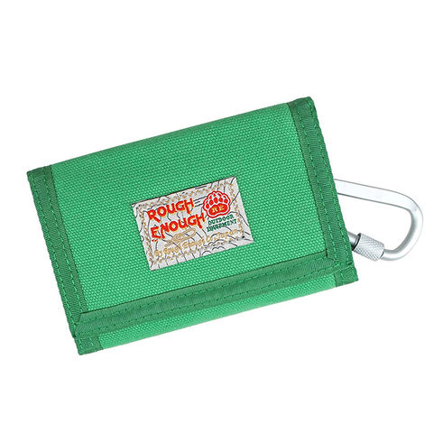 Rough Enough Kids Slim Camo Wallet - Military Cordura Bifold With Zipper Coin Pocket, Keychain & 6 Card Slots