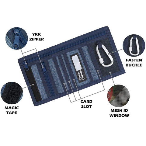 Portefeuille Pour Garçons Et Hommes, Joli Portefeuille à Deux Volets En